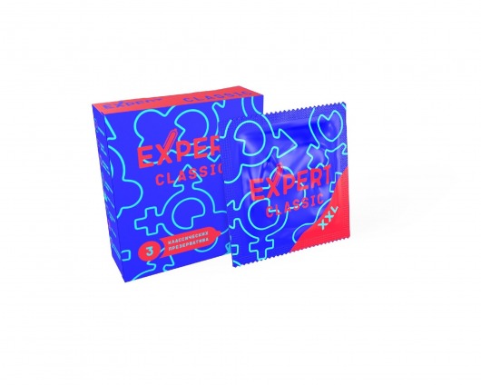 Презервативы увеличенного размера Expert Classic XXL - 3 шт. - Expert - купить с доставкой в Дзержинске
