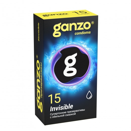 Супертонкие презервативы Ganzo Invisible - 15 шт. - Ganzo - купить с доставкой в Дзержинске