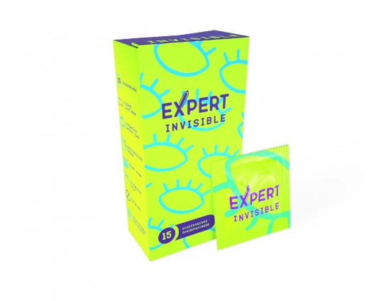 Ультратонкие презервативы Expert Invisible - 15 шт. - Expert - купить с доставкой в Дзержинске