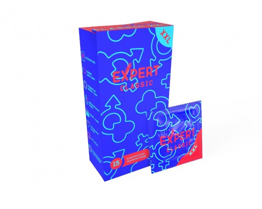 Презервативы увеличенного размера Expert Classic XXL - 15 шт. - Expert - купить с доставкой в Дзержинске
