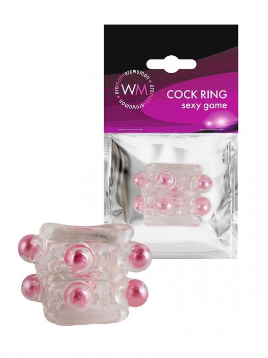 Прозрачная насадка на пенис с цветными шариками - Erowoman-Eroman - в Дзержинске купить с доставкой