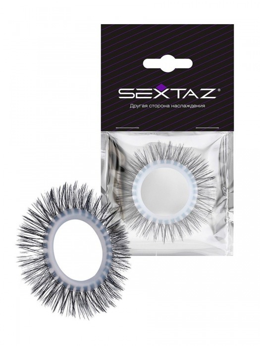 Круглое эрекционное кольцо с длинными «ресничками» - Sextaz - в Дзержинске купить с доставкой