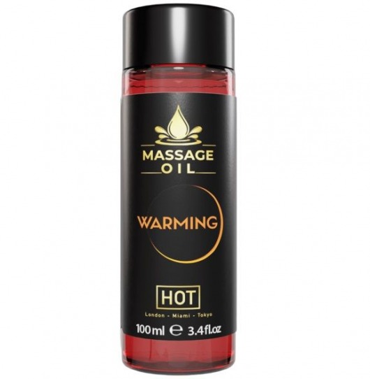 Массажное масло с согревающим эффектом Massage Oil Warming - 100 мл. - HOT - купить с доставкой в Дзержинске