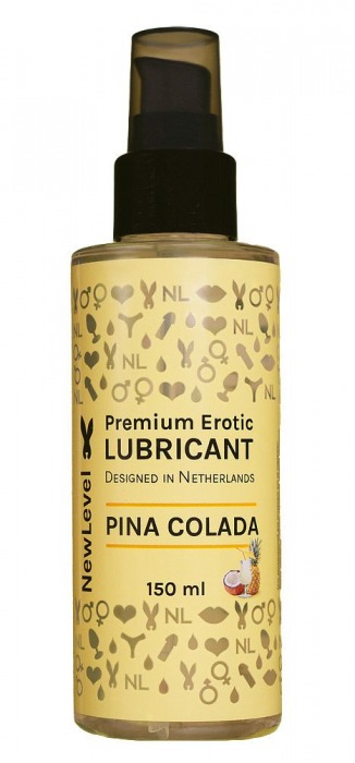 Ароматизированный лубрикант на водной основе NewLevel Pina Colada - 150 мл. - NewLevel - купить с доставкой в Дзержинске