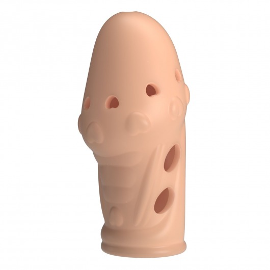 Телесная насадка на пенис Booker - 8 см. - Baile - в Дзержинске купить с доставкой