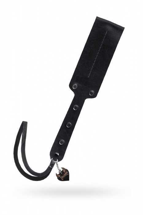 Черный кожаный пэддл - 32 см. - Pecado - купить с доставкой в Дзержинске