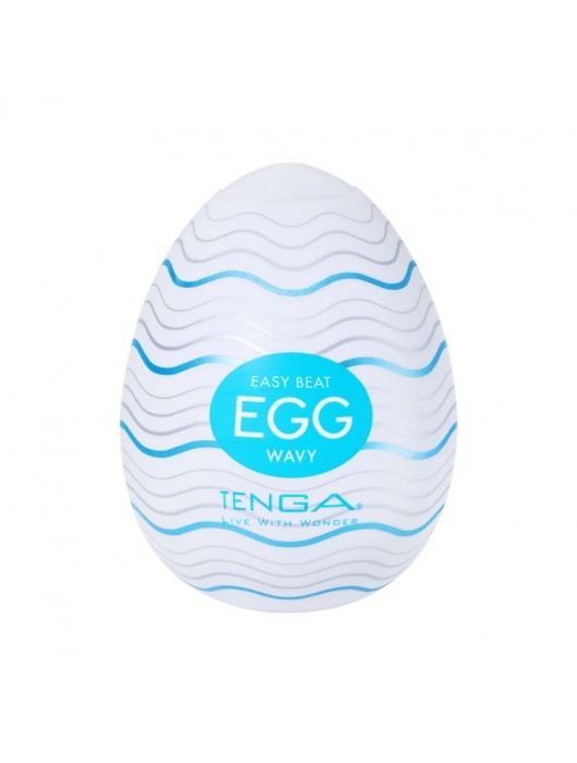Мастурбатор-яйцо Tenga Egg Wavy - Tenga - в Дзержинске купить с доставкой