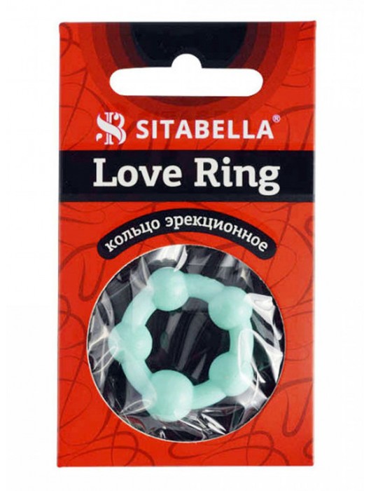 Цветное эрекционное кольцо с 5 бусинами Love Ring - Sitabella - в Дзержинске купить с доставкой