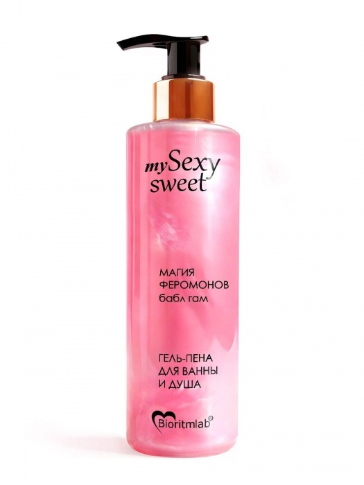Гель-пена для ванны и душа Sexy Sweet с феромонами и ароматом бабл-гам - 200 мл. -  - Магазин феромонов в Дзержинске
