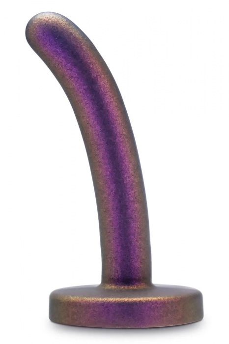 Фиолетовая насадка с гладкой поверхностью Surrender 4.75 Inch Beginner Pegging Dildo - 12 см. - Blush Novelties - купить с доставкой в Дзержинске