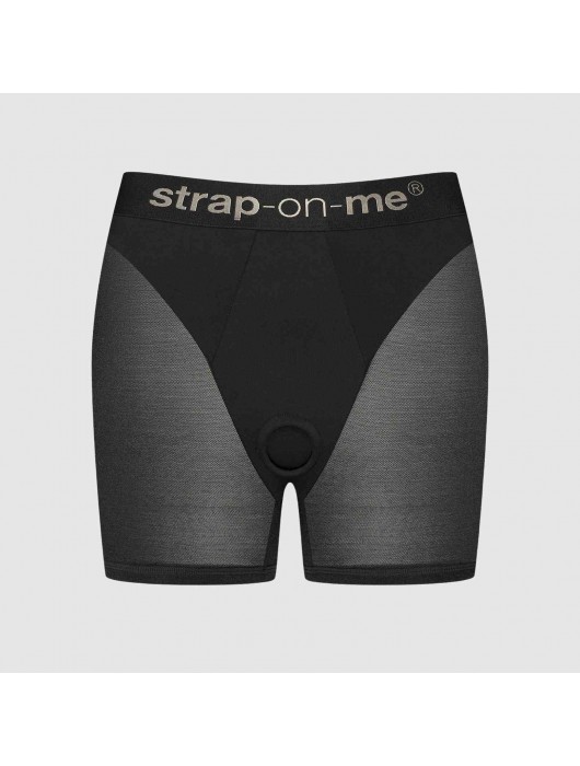 Трусики-шорты для фиксации насадок Strap-on-me Harness Lingerie Halo - size S - Strap-on-me - купить с доставкой в Дзержинске