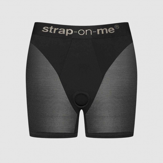 Трусики-шорты для фиксации насадок Strap-on-me Harness Lingerie Halo - size XL - Strap-on-me - купить с доставкой в Дзержинске