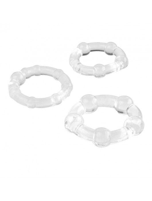 Набор из 3 эрекционных прозрачных колец - Boys of Toys - в Дзержинске купить с доставкой