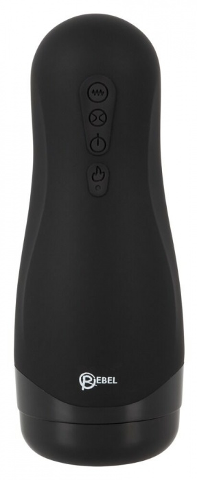Черный вибромастурбатор с подогревом Masturbator with 3 Functions - Orion - в Дзержинске купить с доставкой