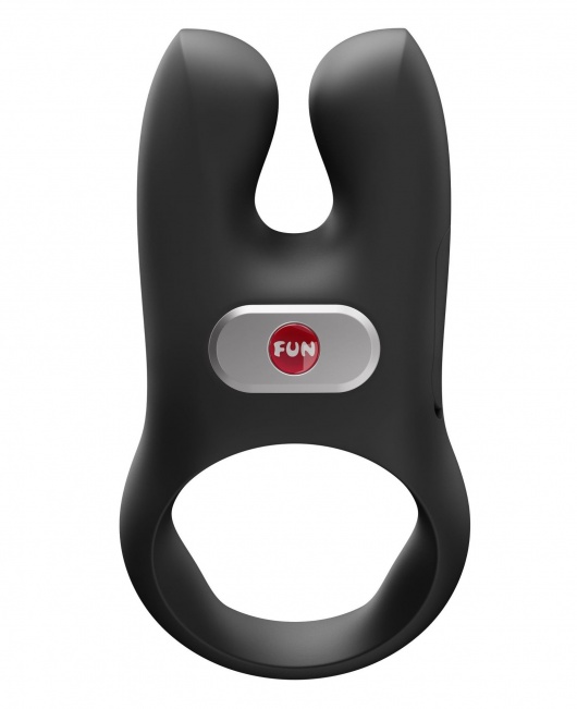 Черное эрекционное виброкольцо Nos - Fun Factory - в Дзержинске купить с доставкой