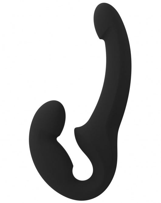 Черный безремневой страпон Share Lite - Fun Factory - купить с доставкой в Дзержинске