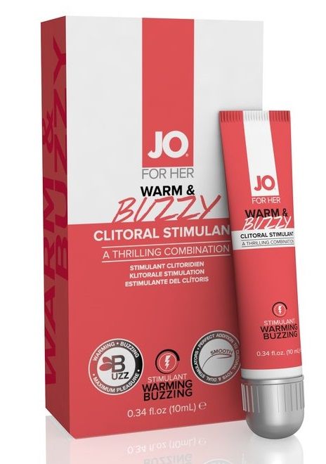 Клиторальный крем JO WARM   BUZZY CLITORAL GEL - 10 мл. - System JO - купить с доставкой в Дзержинске