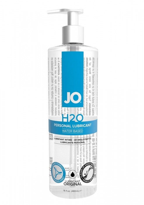 Лубрикант на водной основе JO Personal Lubricant H2O с дозатором - 480 мл. - System JO - купить с доставкой в Дзержинске