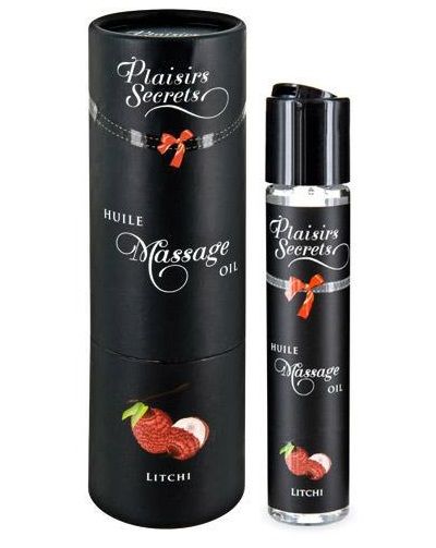 Массажное масло с ароматом личи Huile de Massage Gourmande Litchi - 59 мл. - Plaisir Secret - купить с доставкой в Дзержинске