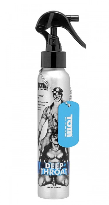 Спрей для лёгкого проникновения во время орального секса Tom of Finland Deep Throat Spray - 118 мл. - Доминирующее кольцо - купить с доставкой в Дзержинске