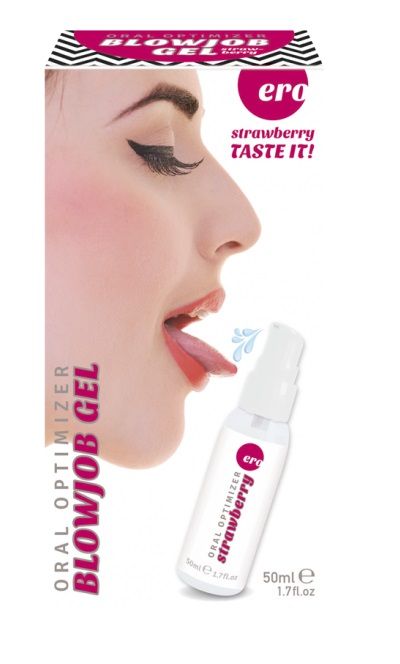 Увлажняющий гель для орального секса с ароматом клубники - 50 мл. - Ero - купить с доставкой в Дзержинске