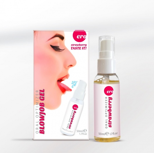 Увлажняющий гель для орального секса с ароматом клубники - 50 мл. - Ero - купить с доставкой в Дзержинске