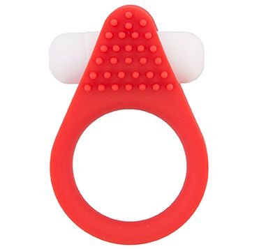 Красное эрекционное кольцо LIT-UP SILICONE STIMU RING 1 RED - Dream Toys - в Дзержинске купить с доставкой