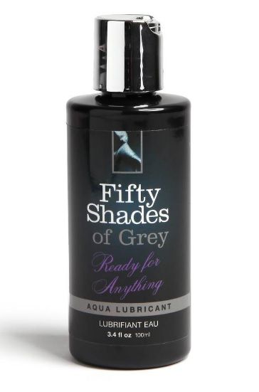 Лубрикант на водной основе Ready for Anything Aqua Lubricant - 100 мл. - Fifty Shades of Grey - купить с доставкой в Дзержинске