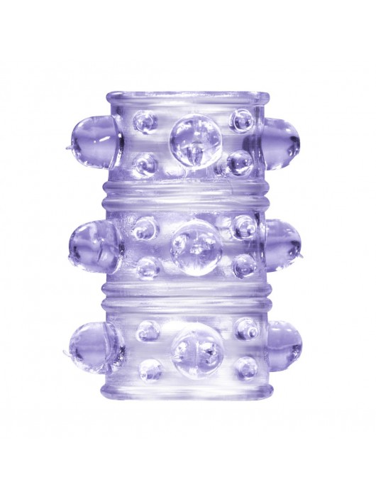 Фиолетовая насадка на пенис Rings Armour - Lola Games - в Дзержинске купить с доставкой