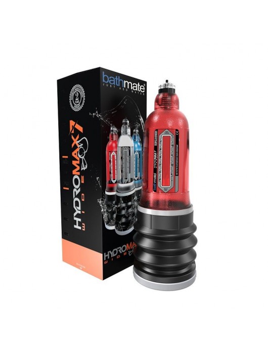 Красная гидропомпа HydroMAX7 Wide Boy - Bathmate - в Дзержинске купить с доставкой