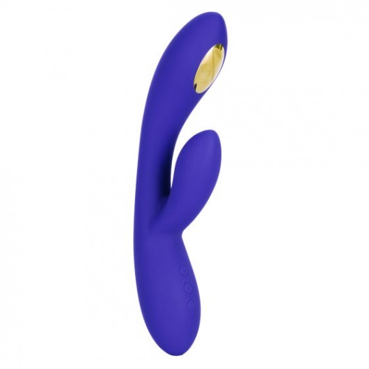 Фиолетовый вибратор с функцией электростимуляции Intimate E-Stimulator Dual Wand - 21,5 см. - California Exotic Novelties - купить с доставкой в Дзержинске