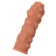 Телесная реалистичная насадка KOKOS Extreme Sleeve 11 с дополнительной стимуляцией - 12,7 см. - KOKOS - в Дзержинске купить с доставкой