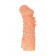 Телесная закрытая насадка с шершавой головкой Cock Sleeve Size S - 13,8 см. - KOKOS - в Дзержинске купить с доставкой