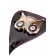 Чёрный стек с совой на кожаном наконечнике - 24 см. - ToyFa - купить с доставкой в Дзержинске
