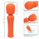 Оранжевый вибромассажер Stella Liquid Silicone Mini Massager - 14,5 см. - California Exotic Novelties