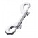 Серебристый двухсторонний карабин TOYFA Metal - ToyFa - купить с доставкой в Дзержинске